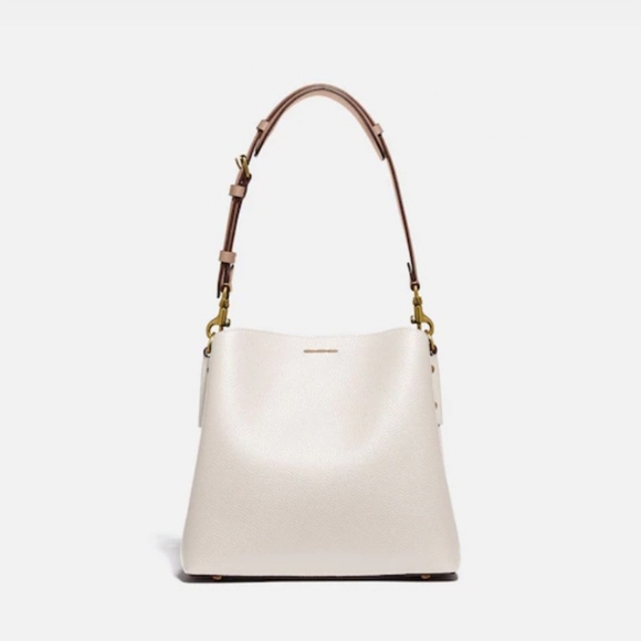 COACH Color-Block Leather Willow Shoulder Bag, like new! - Picture 6 of 12